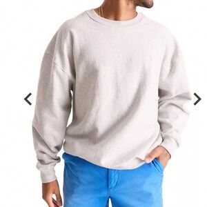 Chubbies Mens The 6th Period Comfort Crewneck Sweatshirt Heather Gray Medium NWT